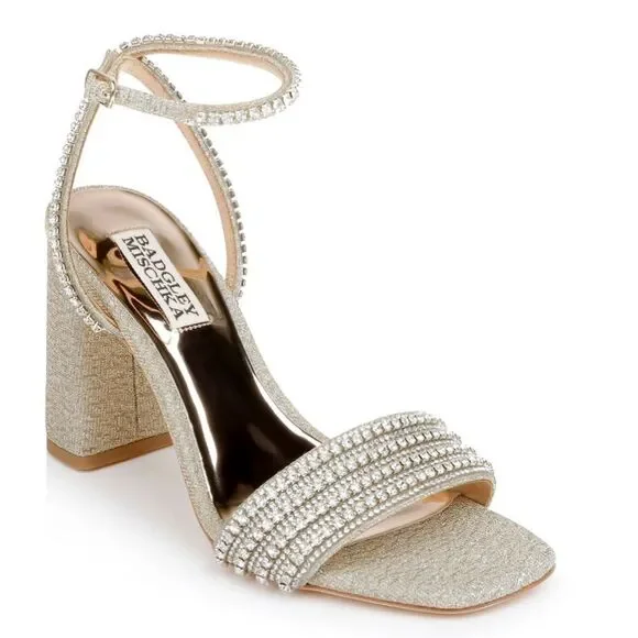 Badgley Mischka Becca Strappy Block Heel - Picture 5 of 9